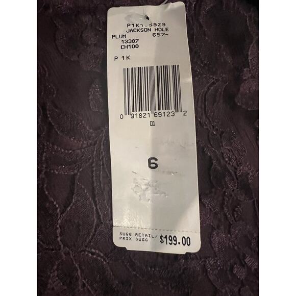 NWT Ralph Lauren Sleeveless Lace Dress Size 6 Plum Purple Cocktail MSRP $199 - Picture 5 of 5